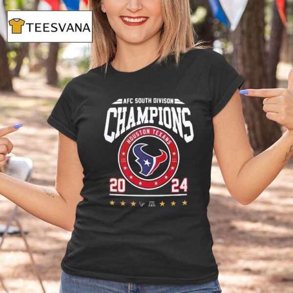 Houston Texans Afc South Division Champions T Shirt