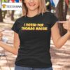 I Voted For Thomas Massie T Shirt