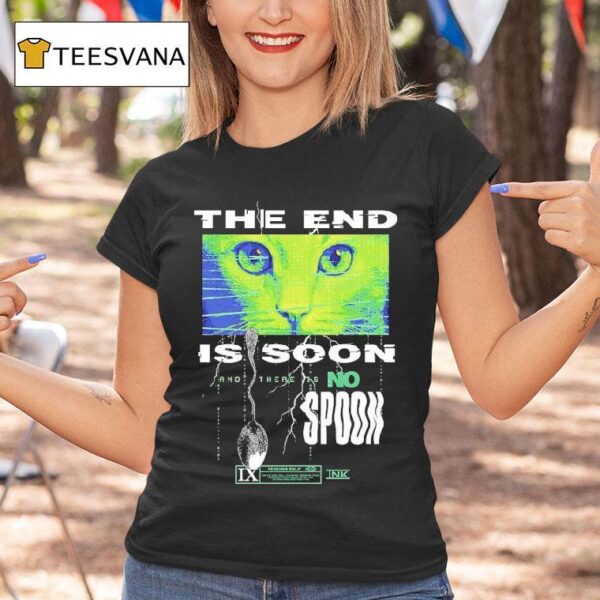 Ice Nine Kills The End Is Soon And There Is No Spoon Cat Eyes T Shirt