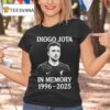 In Memory Of Diogo Jota Rip Liverpool T Shirt