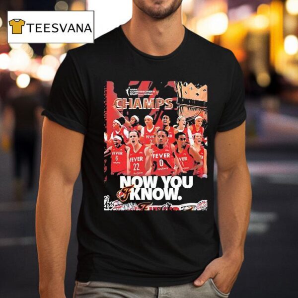 Indiana Fever Beat The Minnesota Lynx Claimed Wnba Commissioner S Cup Champions T Shirt