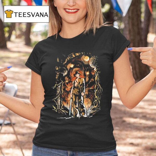 Indiana Jones And The Temple Of Doom Style Of Van Gogh S Starry Nigh T Shirt