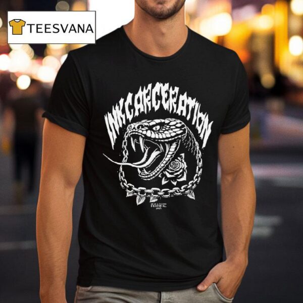 Inkcarceration Festival Spitting Venom In Mansfield Ohio On July Th Th Americas Rock And Metal Tattoo T Shirt