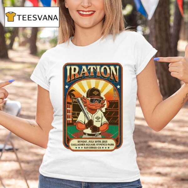 Iration Summer Tour San Diego Ca Us Petco Park T Shirt