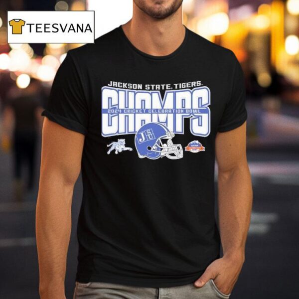 Jackson State Tigers Cricket Celebration Bowl Champs Football T Shirt