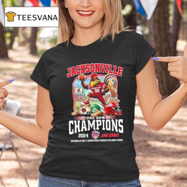 Jacksonville State Gamecocks Cure Bowl Champions Of Proud T Shirt