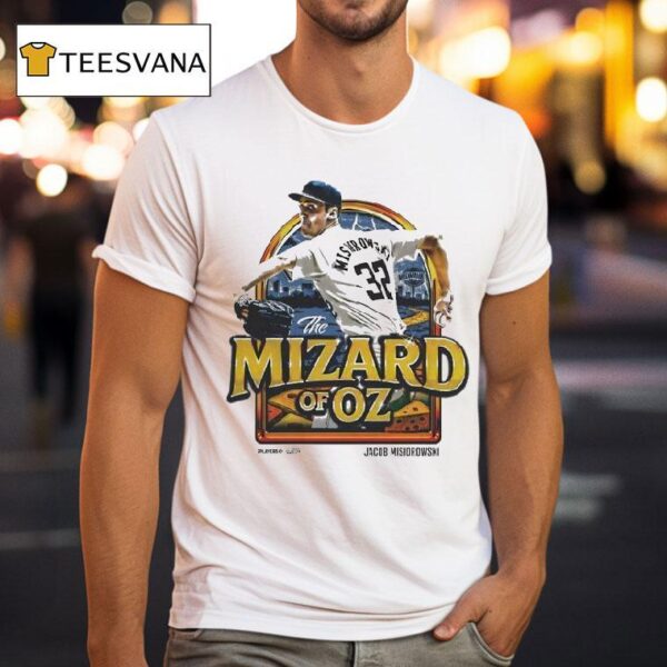 Jacob Misiorowski The Mizard Of Oz Milwaukee Brewers Mlbpa Painting T Shirt