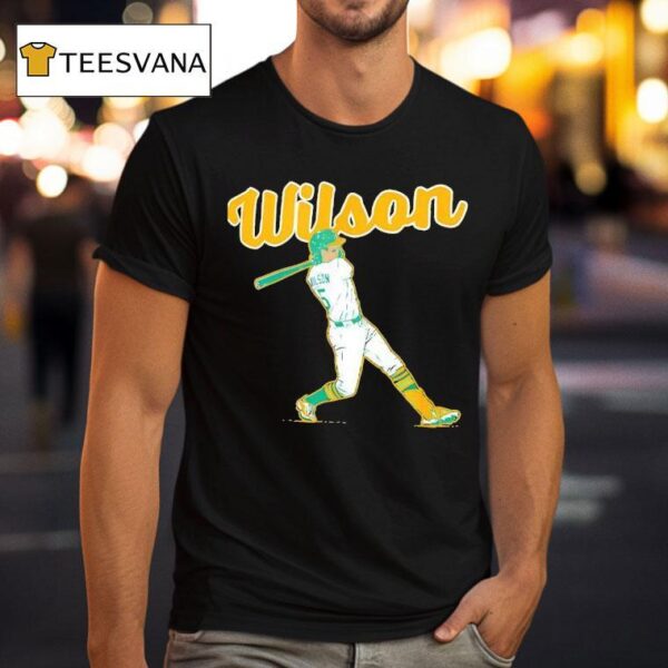 Jacob Wilson Oakland Athletics Baseball T Shirt
