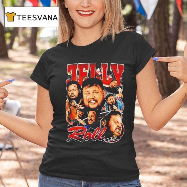 Jelly Roll Concert Tour Signature Graphic T Shirt