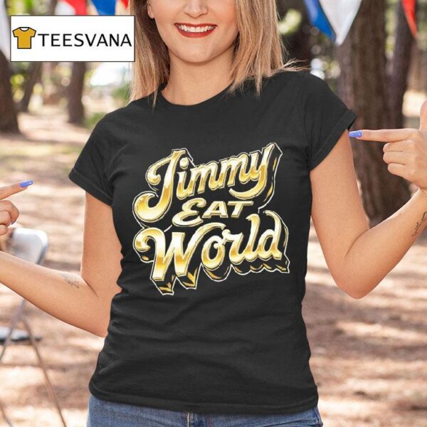 Jimmy Eat World Chrome Logo T Shirt