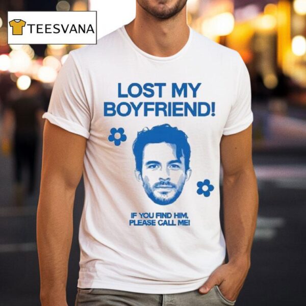 Jonathan Bailey Lost My Boyfriend If You Find Him Please Call Me T Shirt