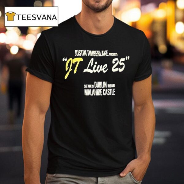 Justin Timberlake Presents Jt Live Sat Jun Dublin Ireland Malahide Castle T Shirt