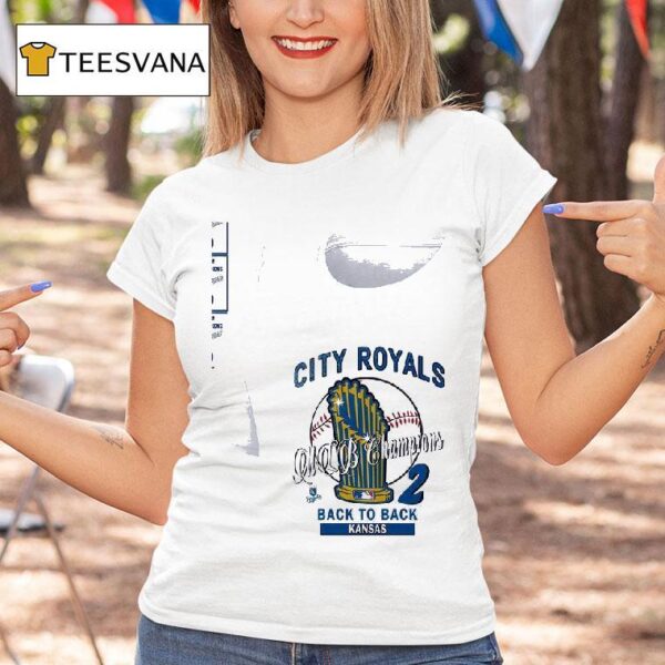 Kansas City Royals Mlb Champions Hardwood Classics Champions Vintage T Shirt