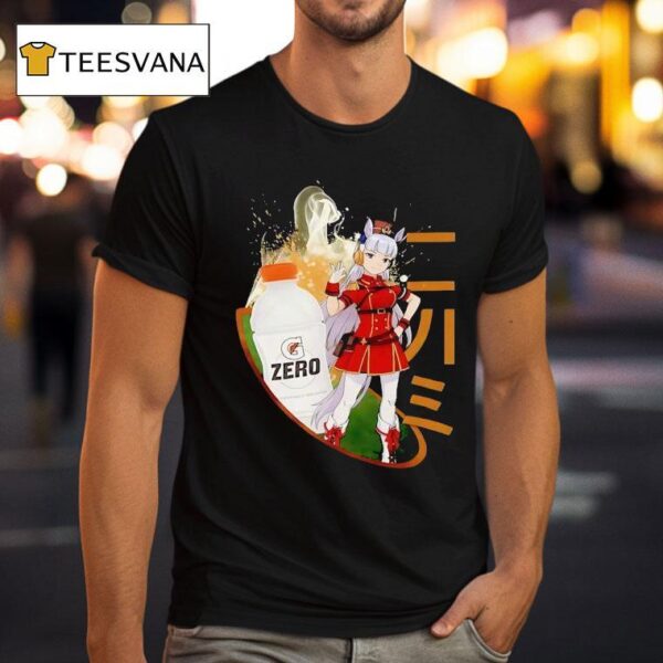 Keanu Reeves Wearing Anime Uma Musume Gatorade Zero T Shirt