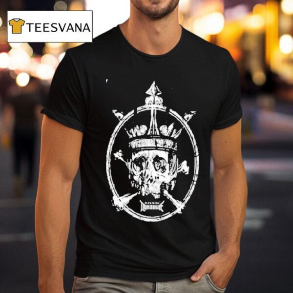 Kissin Dynamite King Skull Head T Shirt