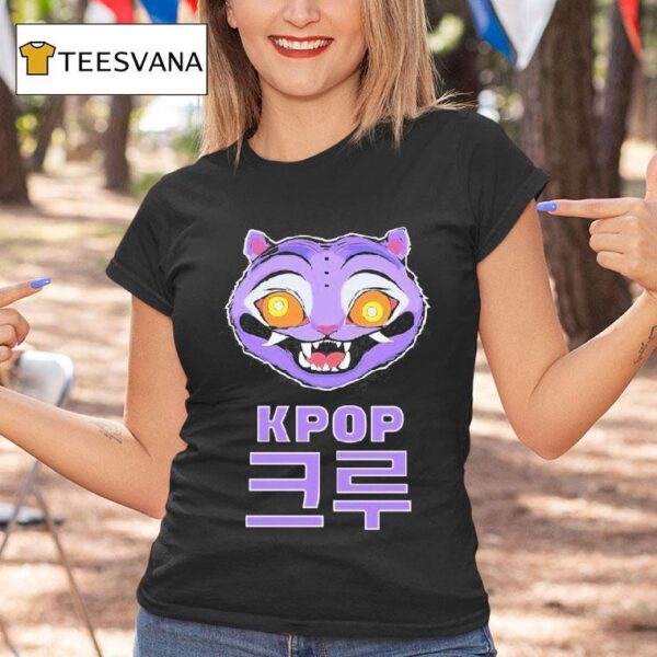 Kpop Demon Hunters Derpy Tiger T Shirt