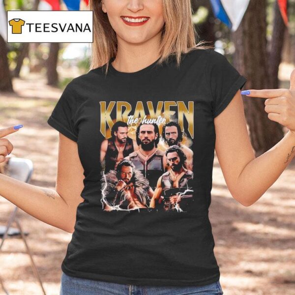 Kraven The Hunter Aaron Taylor Johnson Bootleg T Shirt