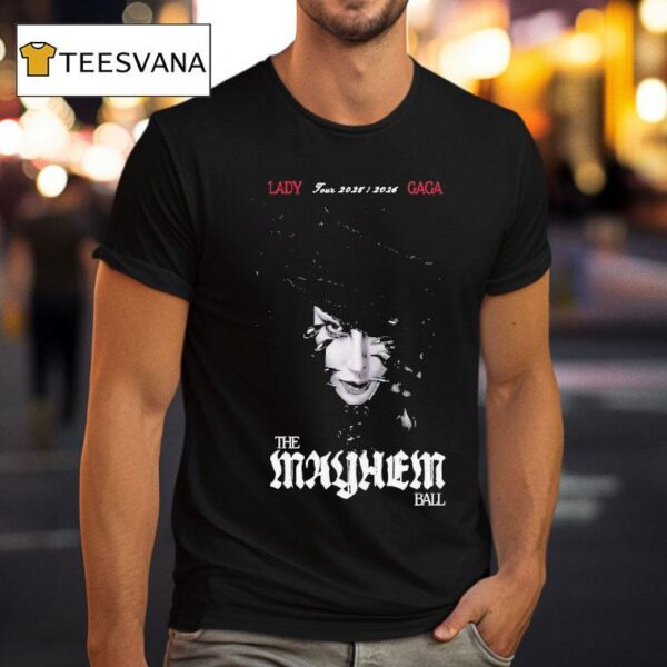 Lady Gaga The Mayhem Ball Tour T Shirt