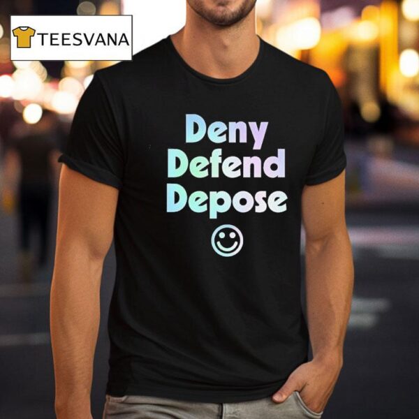 Luigi Deny Defend Depose Icon T Shirt