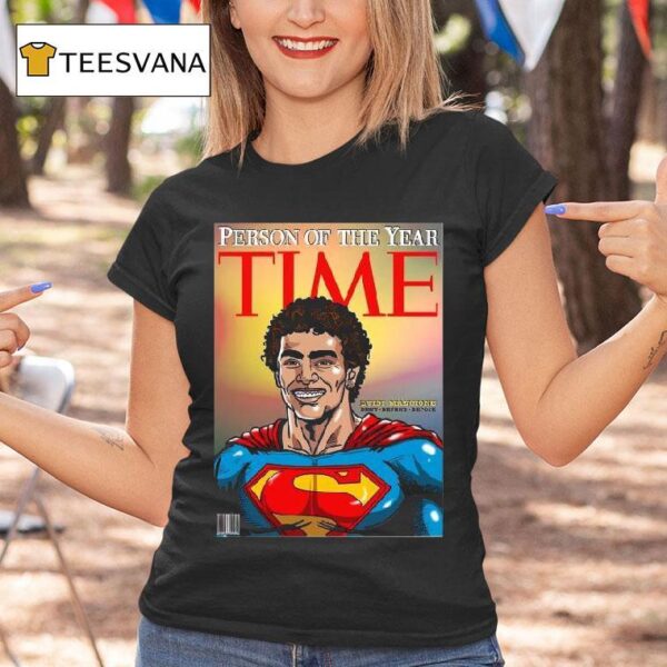 Luigi Mangione Person Of The Year Time Deny Defend Depose Superman T Shirt