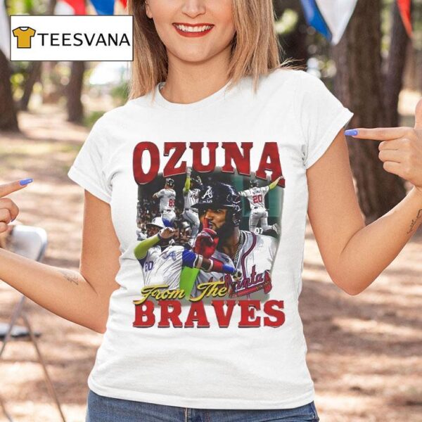 Marcell Ozuna From The Braves Baseball T Shirt