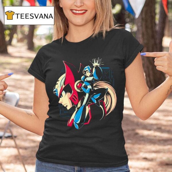 Mega Man Zero Brothers In Arm Cannons T Shirt