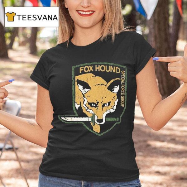 Metal Gear Solid Force Group Fox Hound T Shirt