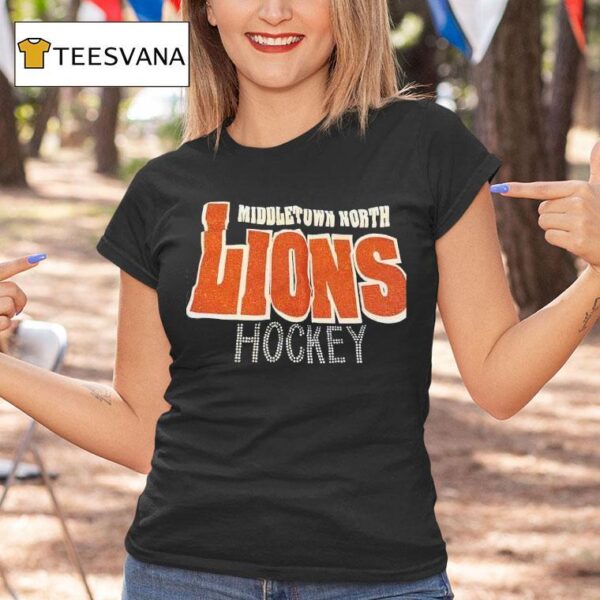 Middletown North Lions Hockey T Shirt