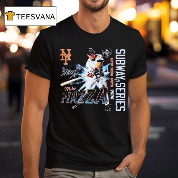 Mike Piazza New York Mets Subway Series Th Anniversary T Shirt