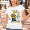 Minion I Wake Up Everyday With A Good Attitude And Then Idiots Happen T Shirt
