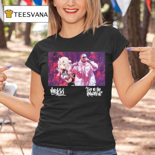 Nakiri Ayame X Nas Live At The Garden Waifu T Shirt