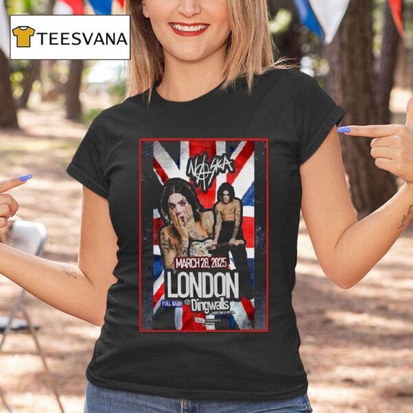 Naska London March Full Band Dingwalls T Shirt