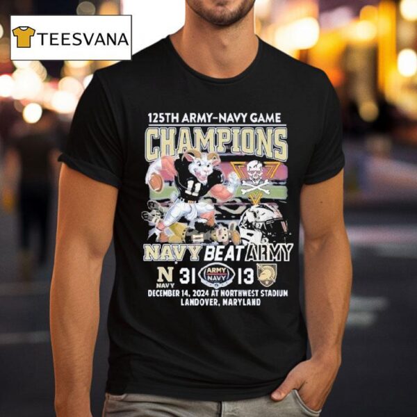 Navy Beat Army Th Army Navy Game Champions Masco T Shirt