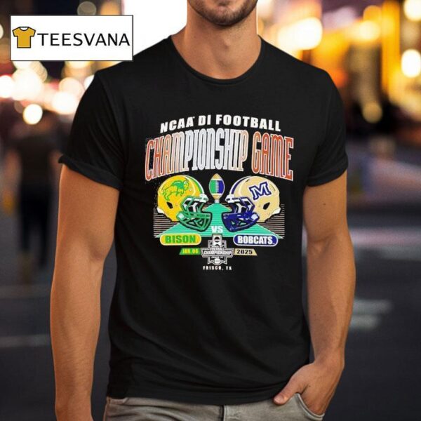 Ncaa Division I Football Championship Game North Dakota State Bison Vs Montana State Bobcats T Shirt