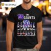 New York Giants Signatures Thank You For The Memories T Shirt