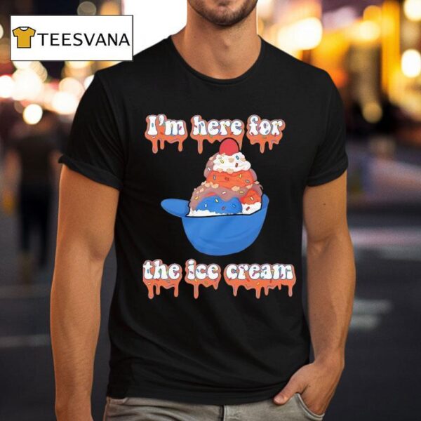 New York Mets I M Here For The Ice Cream T Shirt