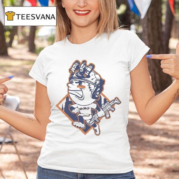 New York Mets Mr Met On The X Masco T Shirt