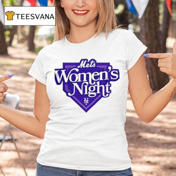 New York Mets Women S Night Logo T Shirt