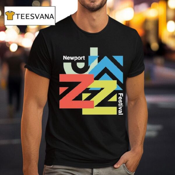 Newport Jazz Festival Letterforms T Shirt