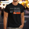 Normal Heartbeat Deceased Heartbeat Heartbeat Watching Browns T Shirt