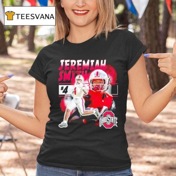 Ohio State Buckeyes Football Jeremiah Smith Freshman Record T Shirt
