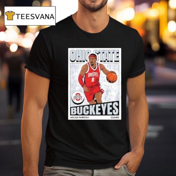 Ohio State Buckeyes Men S Basketball Micah Parrish Ico T Shirt