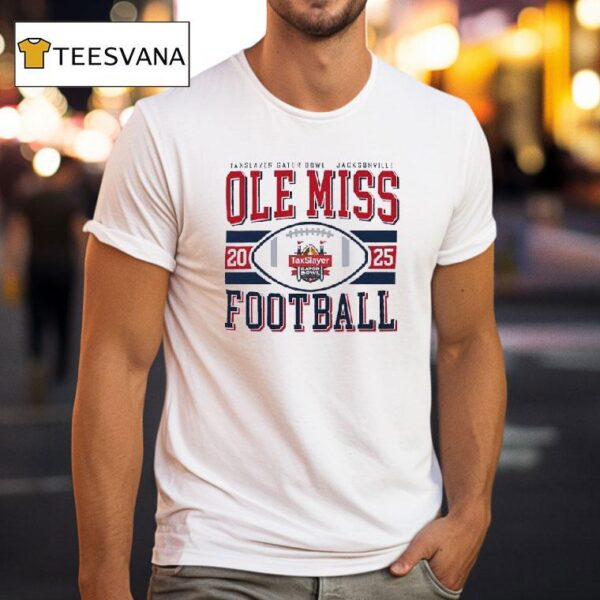 Ole Miss Rebels Football Taxslayer Gator Bowl Jacksonville T Shirt