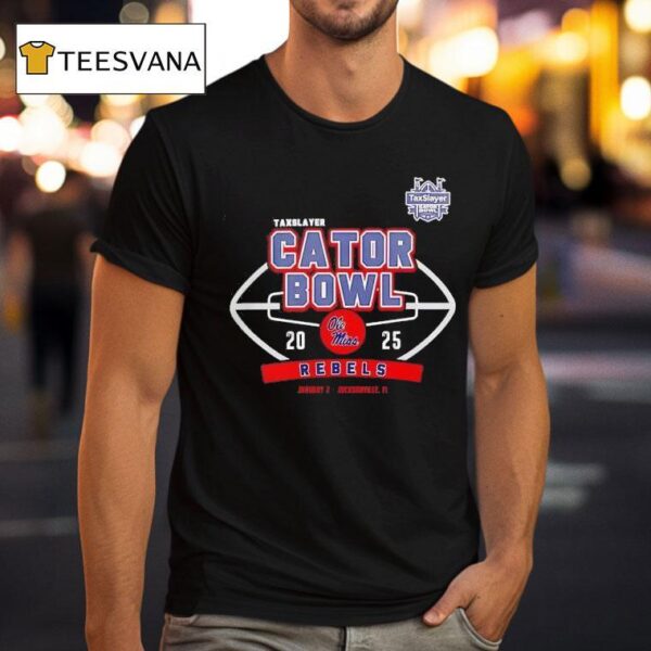 Ole Miss Rebels Taxslayer Gator Bowl T Shirt