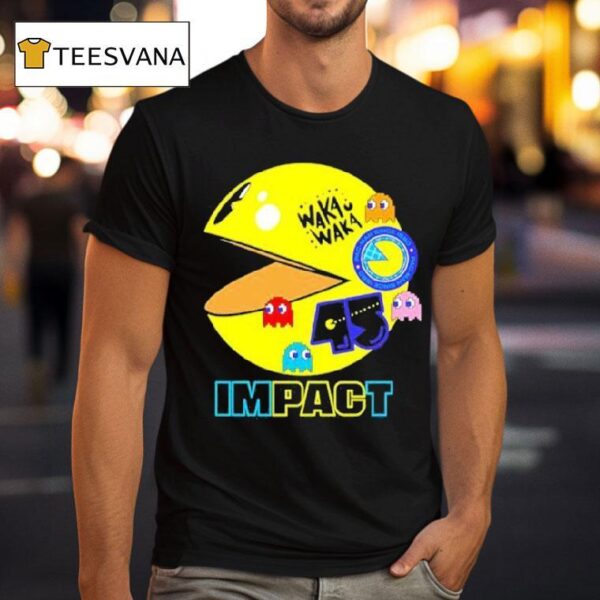 Pac Man Waka Waka Impact Celebrates Th Anniversary T Shirt