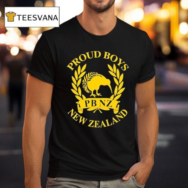 Pbnz Proud Boys New Zealand T Shirt
