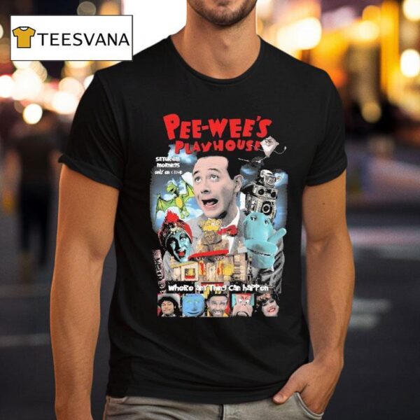 Pee Wee S Playhouse Where Anything Can Happen Saturday Mornings Only On Cbso Miss Yvonne T Shirt