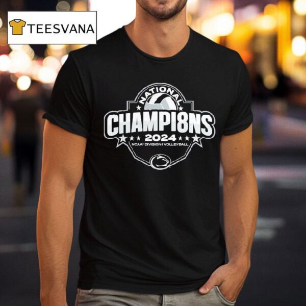 Penn State Nittany Lions Ncaa Women S Volleyball National Champions Logo T Shirt