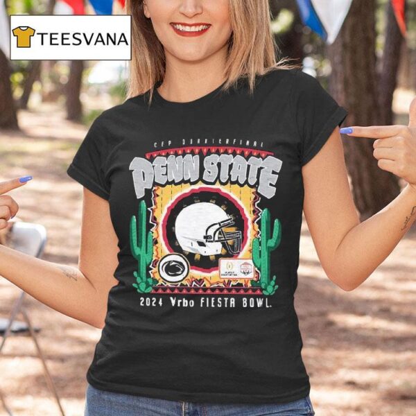 Penn State Nittany Lions College Football Playoff Vrbo Fiesta Bowl Bound T Shirt