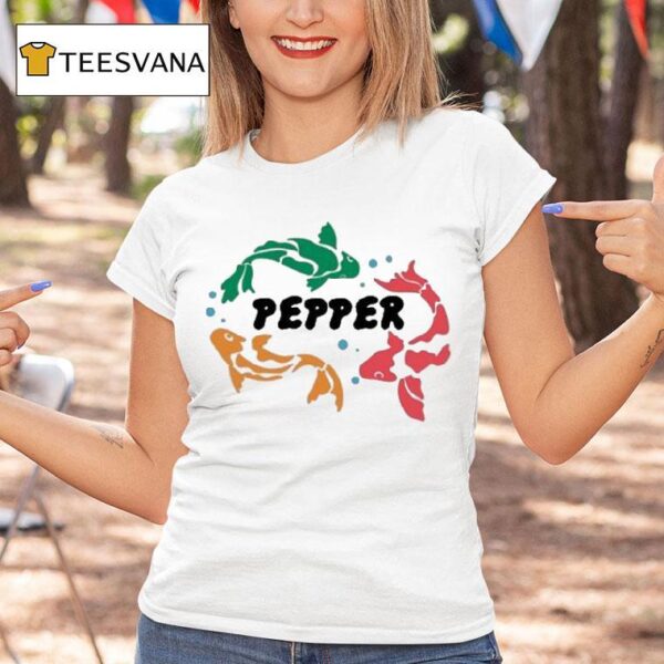 Pepper Coi Fish T Shirt